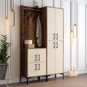 Cuier BerlinBA Walnut-Cream - Img 2