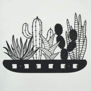 Cuier Cactus APT612 Negru 68x44 cm - Img 3
