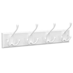 Cuier, Songmics, Alb, 40x11x7 cm - Img 6