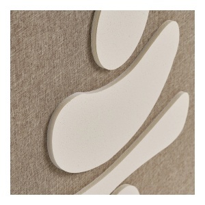 Decoratiune de perete Diva, Maro, 2.5x50x70 cm