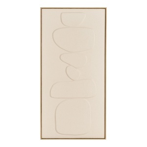 Decoratiune de perete Victoria No. 1, Bej, 4.5x60x120 cm - Img 5