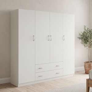 Dulap, Alvia, Alb, 51x200x180 cm