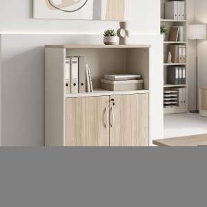 Dulap birou Greco, Bej, 80x40x120 cm