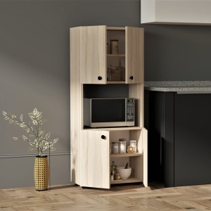 Dulap bucatarie Guzel Pako World Sonoma 60x31.4x140 cm - Img 2
