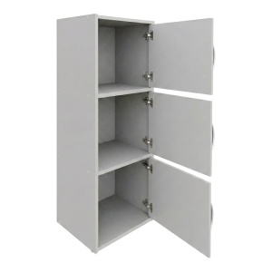 Dulap cu 3 usi, Soline, Alb, 34.5x40x90.5 cm - Img 2
