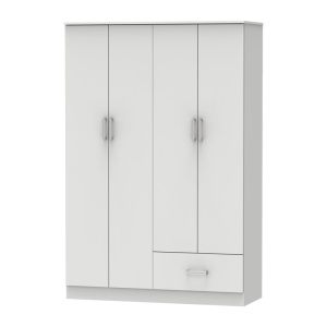Dulap dormitor Karter Pako World Alb 121x48x180 cm
