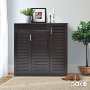 Dulap Pantofi Sante 30 Perechi Wenge 120x37x123 cm - Img 2