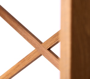 Dulap rafturi X-SHELF, Natural, 30x87x70 cm - Img 3