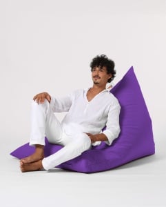 Fotoliu puf de gradina Pyramid Violet 145x90x35 cm - Img 10