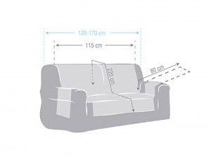 Husa Canapea, MID C09, 115 cm - Img 2