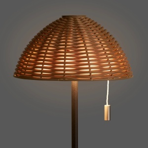 Lampa LED de masa Wigan, Natural, 15x15x32 cm