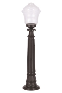 Lampadar de exterior M2B Negru 85x22 cm