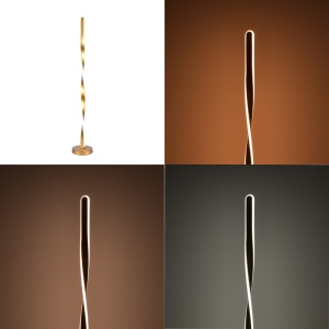Lampadar LED, Jounko, Pako, Auriu 20x20x130 cm - Img 2