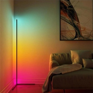 Lampadar LED Nanek Negru 30x30x120 cm - Img 2