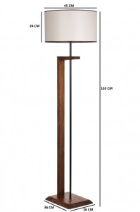 Lampadar Menekse Nuc Crem - Img 4