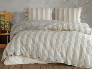Lenjerie 1 Persoana Thor Mint (Bumbac 100%)