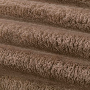 Lenjerie cocolino cu Elastic 180x200 Liny V13 Dark Beige (Cocolino) - Img 4