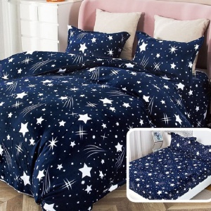 Lenjerie cu elastic 180x200 cm, Comet 6 Piese (Cocolino) - Img 2