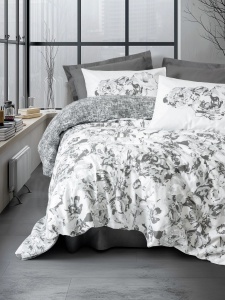 Lenjerie Florva Antracit (Bumbac 100%)