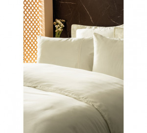 Lenjerie King Size Silky Ekru (Satin Deluxe) - Img 2