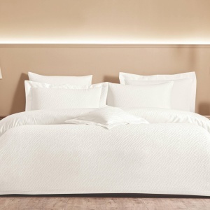 Lenjerie Scala White King Size (Bumbac Egiptean)
