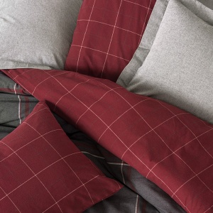 Lenjerie Sento Gri (Bumbac 100% Flanel) - Img 2
