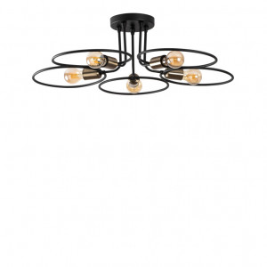 Lustra Circle - 1346 Negru - Img 2