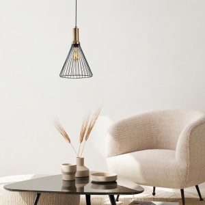 Lustra Dear Negru 24x24x140 cm - Img 2