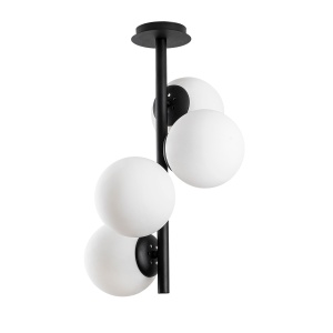 Lustra Faze Negru 32x32x53 cm - Img 2
