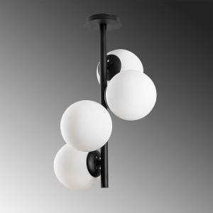 Lustra Faze Negru 32x32x53 cm - Img 4