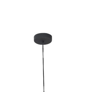 Lustra Kelsy E27 metal negru 30x30x122 cm - Img 3