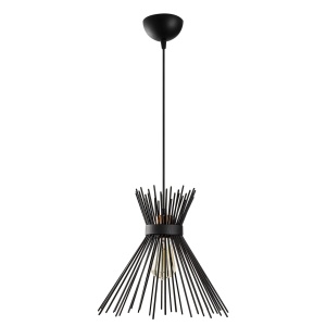 Lustra Kirpi Negru 34x34x131 cm - Img 2