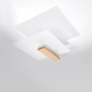 Lustra Lappo din lemn, Natural 40x14x47.5 cm - Img 2