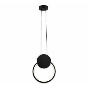 Lustra LED, Ganden, Pako, Negru 26.5x26.5x20 cm - Img 2