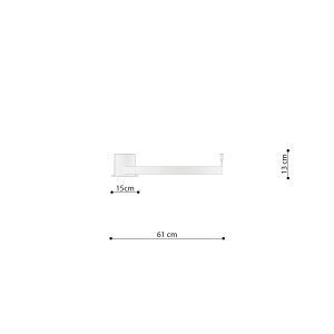 Lustra LED Rio Negru 4000K 55x62x12.5 cm - Img 6