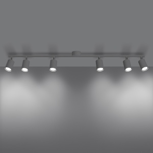 Lustra Lemmi Alb 135x24x20 cm - Img 3