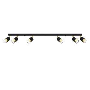 Lustra Nero Auriu 117x5x18 cm