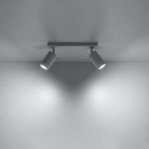 Lustra Ring Alb 30x6x16 cm - Img 3