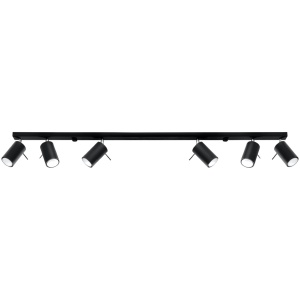 Lustra Ring Negru 118x6x16 cm