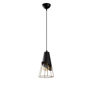 Lustra Sivani Tel Negru 17x17x124 cm - Img 3