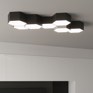 Lustra Sunde Negru 30.5x26.5x13.5 cm - Img 10