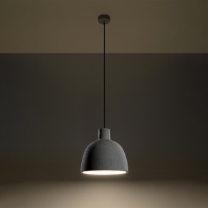 Lustra suspendata Damaso Gri 28x28x128 cm - Img 3