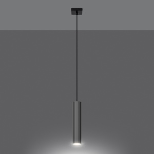 Lustra suspendata Lagos Crom 8x8x100 cm - Img 3