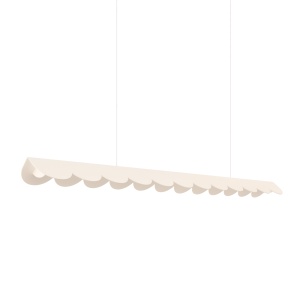 Lustra suspendata LED Biscuit Bej 3000K 131x13x200 cm