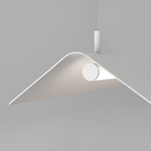 Lustra suspendata LED Elva Alb 4000K 150x27.5x200 cm - Img 5