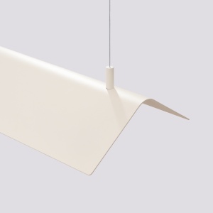 Lustra suspendata LED Elva Bej 3000K 150x27.5x200 cm - Img 6
