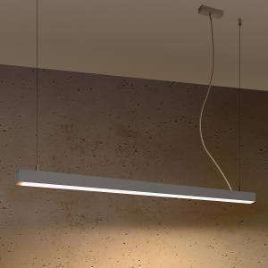 Lustra suspendata LED Pinne Gri 3000K 118x6x150 cm - Img 3