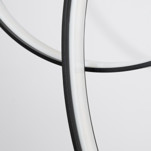 Lustra suspendata LED Rio 3 Negru 3000K 160x20x200 cm - Img 5