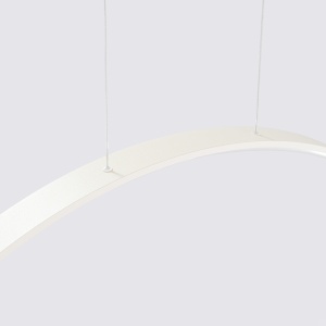 Lustra suspendata LED Rio 55 Bej 3000K 55x16x150 cm - Img 5