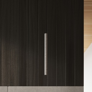 Lustra suspendata Pastelo din beton Gri 19.5x19.5x117 cm - Img 7